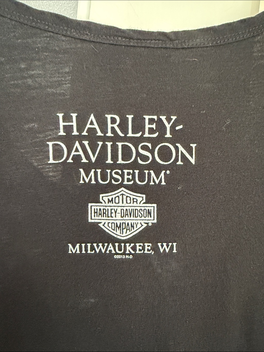 Harley-Davidson Black Rhinestone 110th Anniversary Tee - Picture 4 of 4